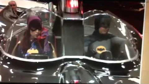 Allan and Karyn Quick with Batmobile