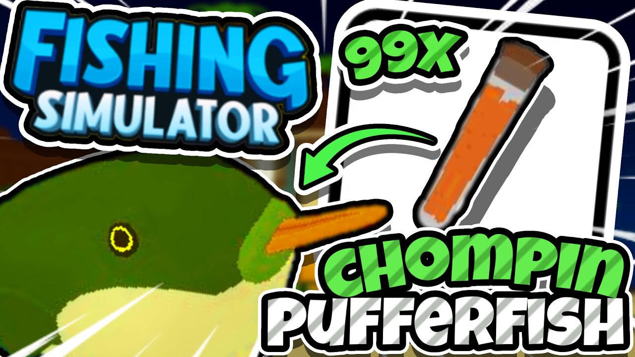CHOMPIN PUFFERFISH CHALLENGE! 🥕🐡 | Fishing Simulator | Roblox