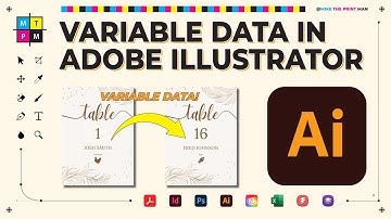 Variable Data in Adobe Illustrator