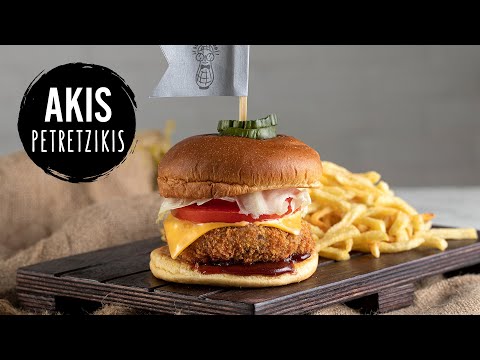 Asian Mushroom Burger | Akis Petretzikis