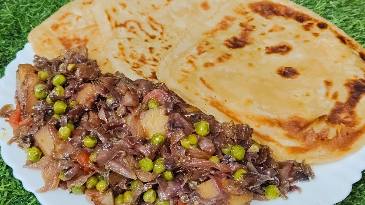 Red Cabbage Sabzi Recipe ! Healthy Patta Gobhi Sabzi ! Easy Lunch Recipe