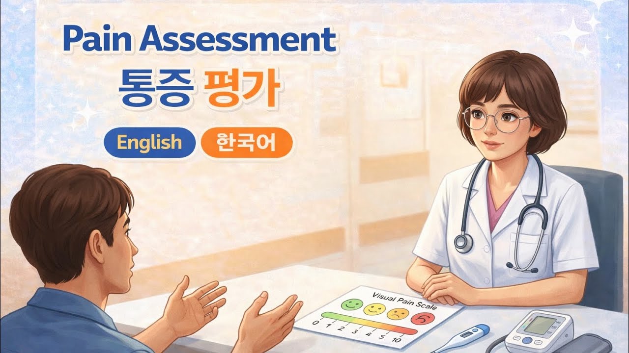 Dental English & Korean | Pain Assessment ( Part 2)