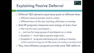 Energy Efficiency as a Transmission and Distribution Resource (Webinar)