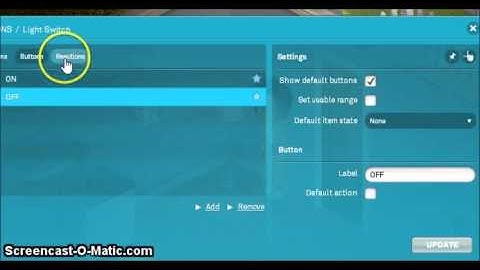 Light switch interaction- Tutorial Smallworlds