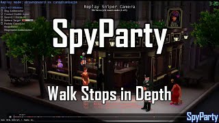 An absurdly detailed look at a SpyParty walking tell.