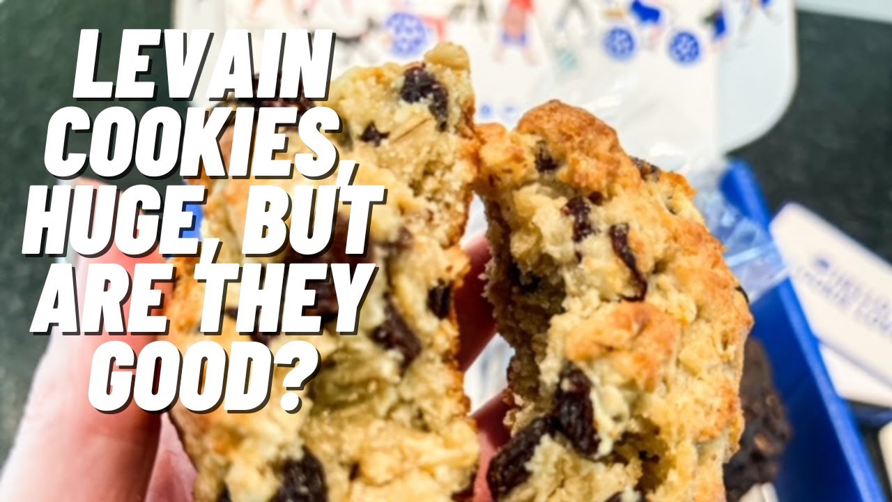 Levain Bakery Cookie Gift Unboxing Huge Cookies, But Are They Good