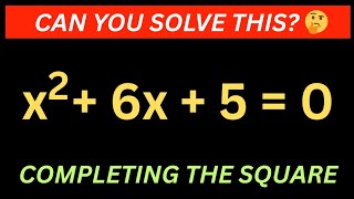 Solving A Quadratic By Completing The Square X26X50 Can You Solve This? Best Trick.