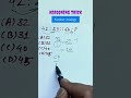 Reasoning Short Trick| #reasoning #maths #shorts#mathshorts