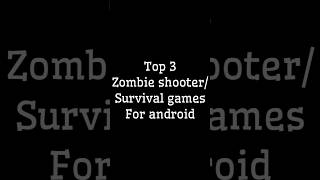Top 3 zombie fps shooter game#games #zombiefps