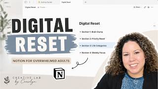 Notion for Beginners | My Digital Reset System to Organize Life | Part 1