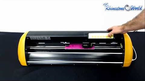 GCC Expert 24: Your First Rhinestone Sticky Flock Cut With CorelDraw and Great Cut 2