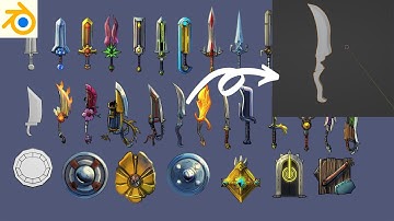 How To Make A Stylized Sword In Blender