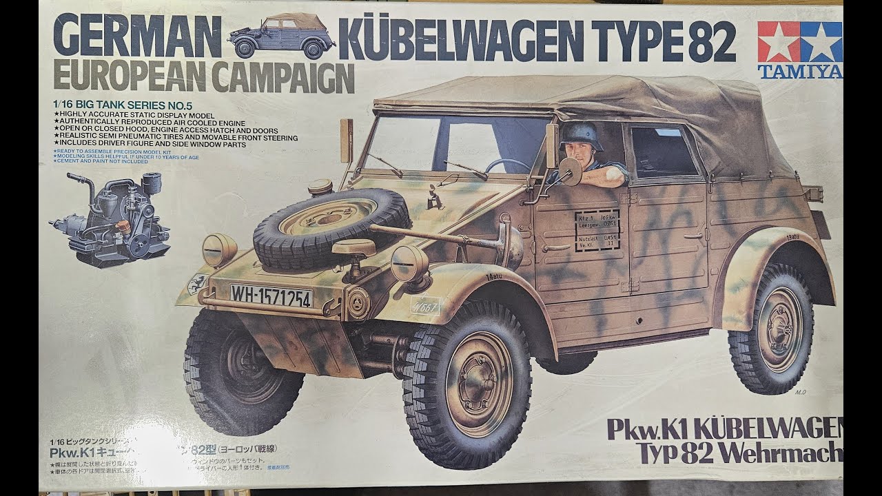 tamiya 1/16 kubelwagen  build part 9