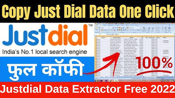 Justdial Data Extractor Free | How To Copy Just Dial Data Copy Just Dial Data One Click