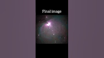 I took a picture of Orion Nebula through my telescope #shorts
