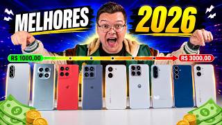 ATUALIZADO! MELHORES CELULARES CUSTO BENEFICIO ENTRE R$ 1000 E R$ 3000 para COMPRAR EM 2026