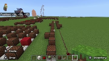 Death Note opening song (The World) in Minecraft note blocks