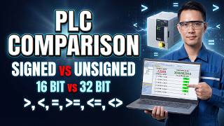 FX5U PLC Data Comparison | 16 Bit, 32 Bit | Signed, Unsigned Explained