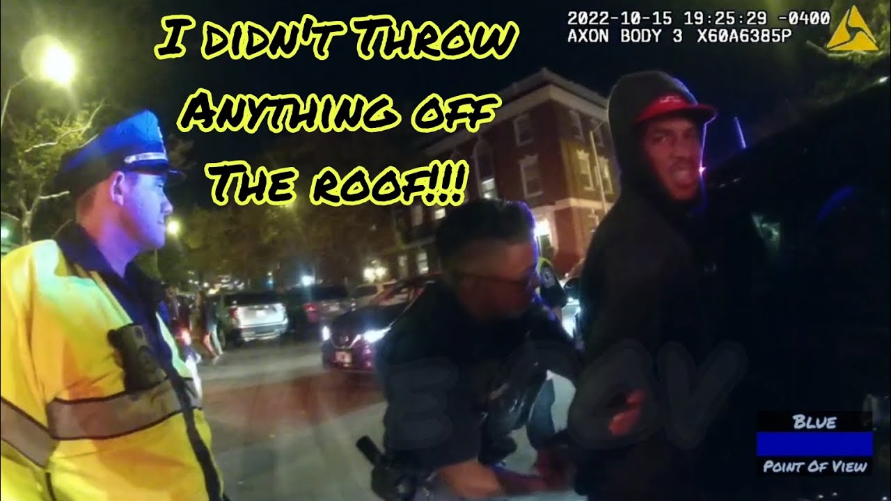 MAN THROWS CHAIR OFF ROOFTOP BAR GETS ARRESTED YouTube