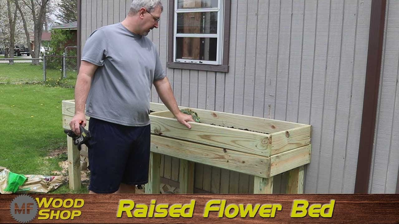 Raised Flower Bed YouTube