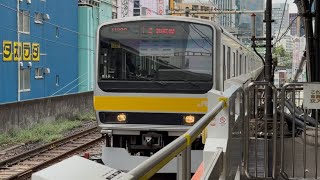 E231系0番台ミツB10編成が各駅停車津田沼行きとして秋葉原駅6番線に到着（1138B）2026.8.13.12:27