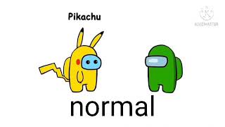 78 among us Pikachu KIll sound variations 2 minutes