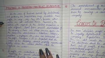 AUDITING-CHAPTER- 13(PART- 83)IMPORTANCE  OF PROPER ASCERTAINMENT OF PROFIT