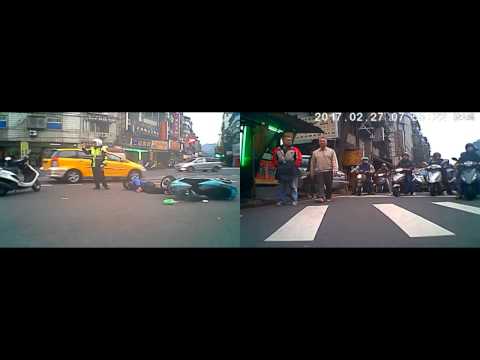 中和連城路新生街口汽機車車禍3
