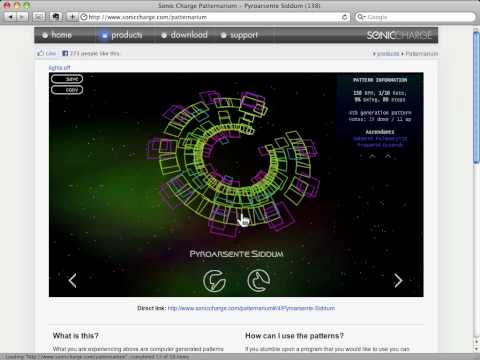 Sonic Charge Patternarium