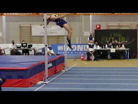 High jump approaches - slow motion