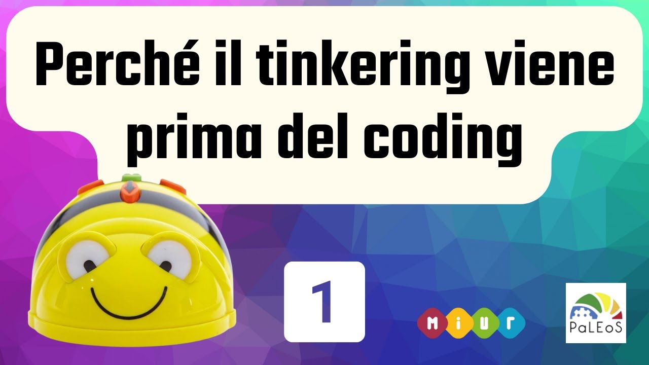 1 Perché il tinkering viene prima del coding