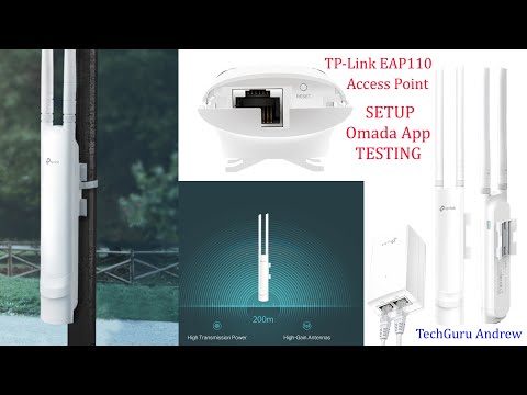 TP-Link EAP110-Outdoor 300Mbps Wireless N Outdoor Access Point SETUP -  YouTube | Router