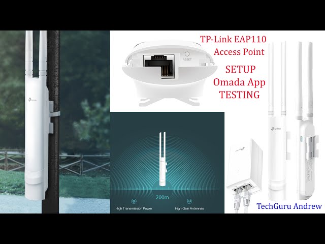 TP-Link EAP110-Outdoor 300Mbps Wireless N Outdoor Access Point SETUP
