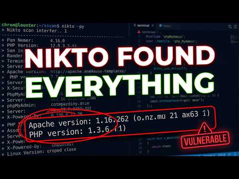 How Hackers Scan a Web Server in Under a Minute (Nikto Tutorial)
