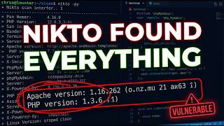 How Hackers Scan a Web Server in Under a Minute (Nikto Tutorial)