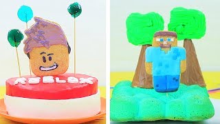 6 DIY Minecraft Candy vs Roblox Candy Challenge! screenshot 5