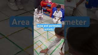 Area and perimeter activity - Maths #mathsfun #education #teaching