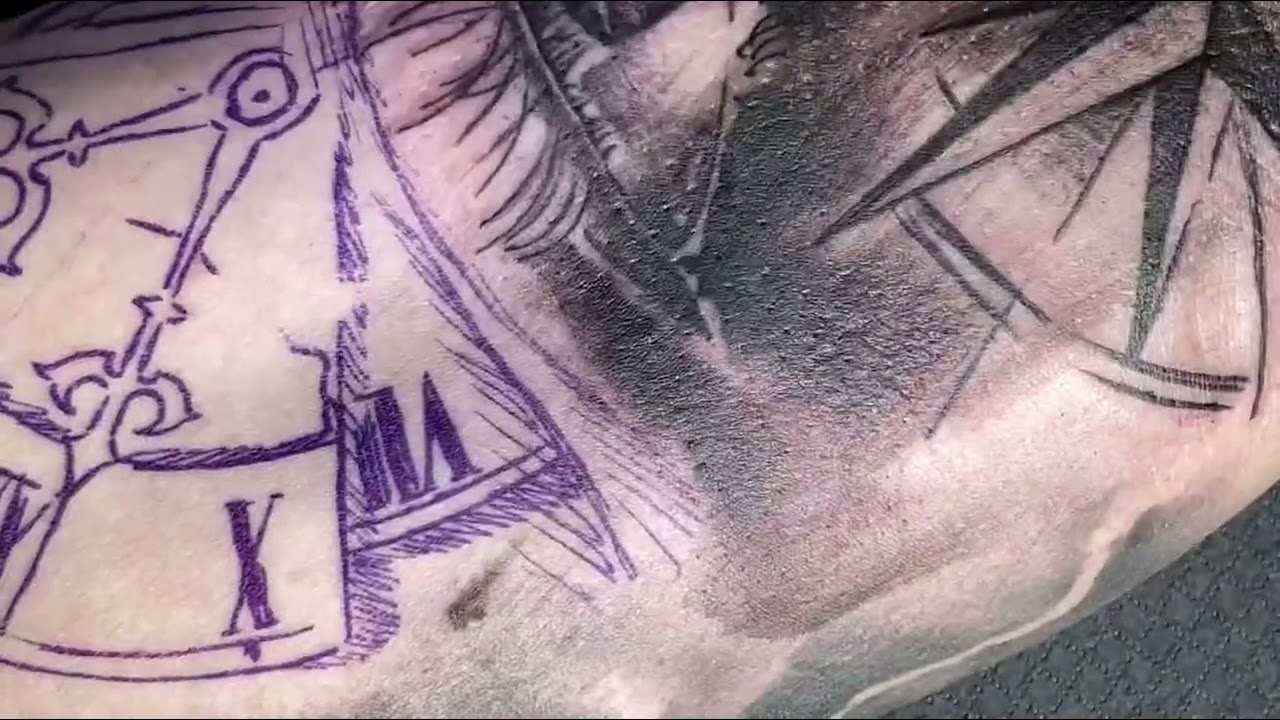 Eye and watch tattoo | Time lapse