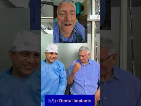 Full Mouth Dental Implant Procedure on an 80 Year Old Gentleman