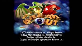 [Ps1] Introduction du jeu "Breakout" de l'editeur Hasbro Interactive (2000) screenshot 3