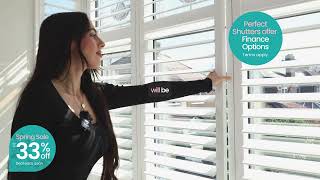 Spring Sale | Up to 33% Off Selected Shutters | Perfect Shutters