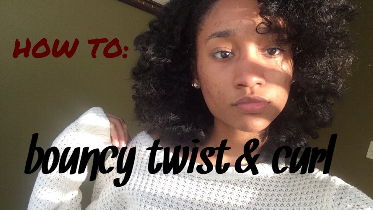 Twist Out On Straightened Natural Hair Youtube