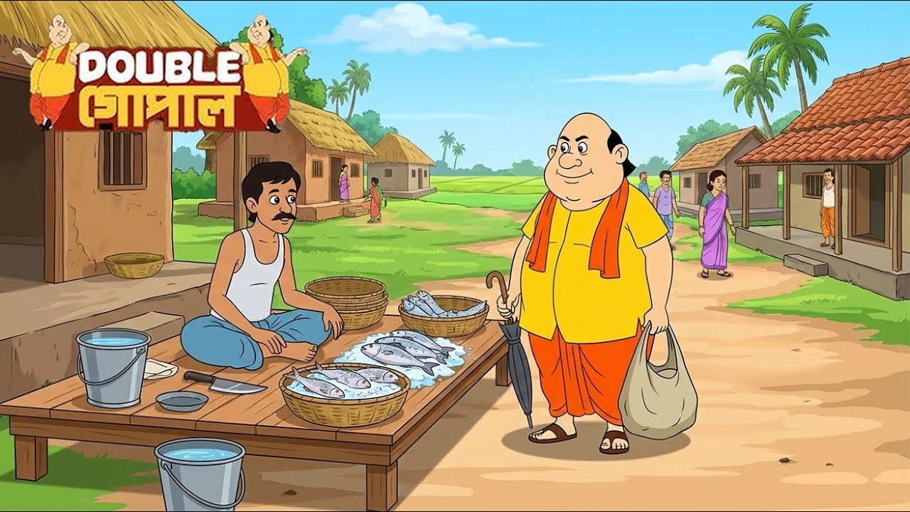 গোপাল ভাঁড় বাজার থেকে মাছ কিনলেন | Gopal Bhar New Episode