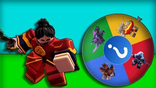 spin the RANDOM wheel of KITS in Roblox Bedwars...