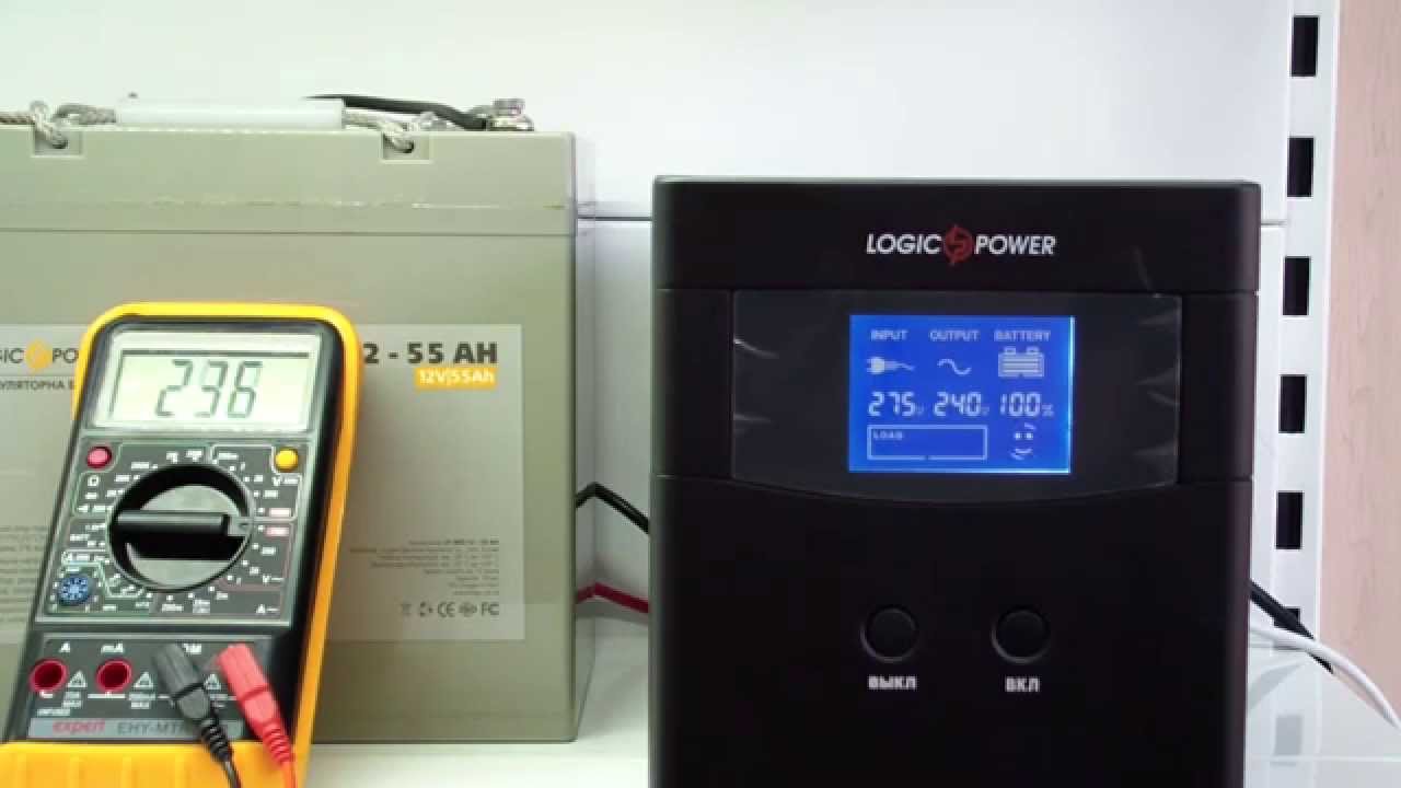 ИБП Logicpower LPM-PSW-500, для котлов отопления, чистая синусоида, внешняя АКБ