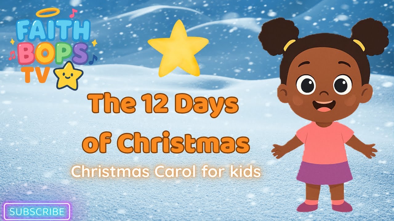 The 12 Days of Christmas | Animated Kids Christmas Song | Faith Bops TV
