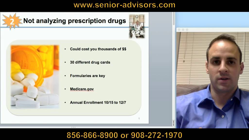 #2 Biggest Mistake on Medicare: Not Selecting Correct Part D (Prescription Drug Plan)