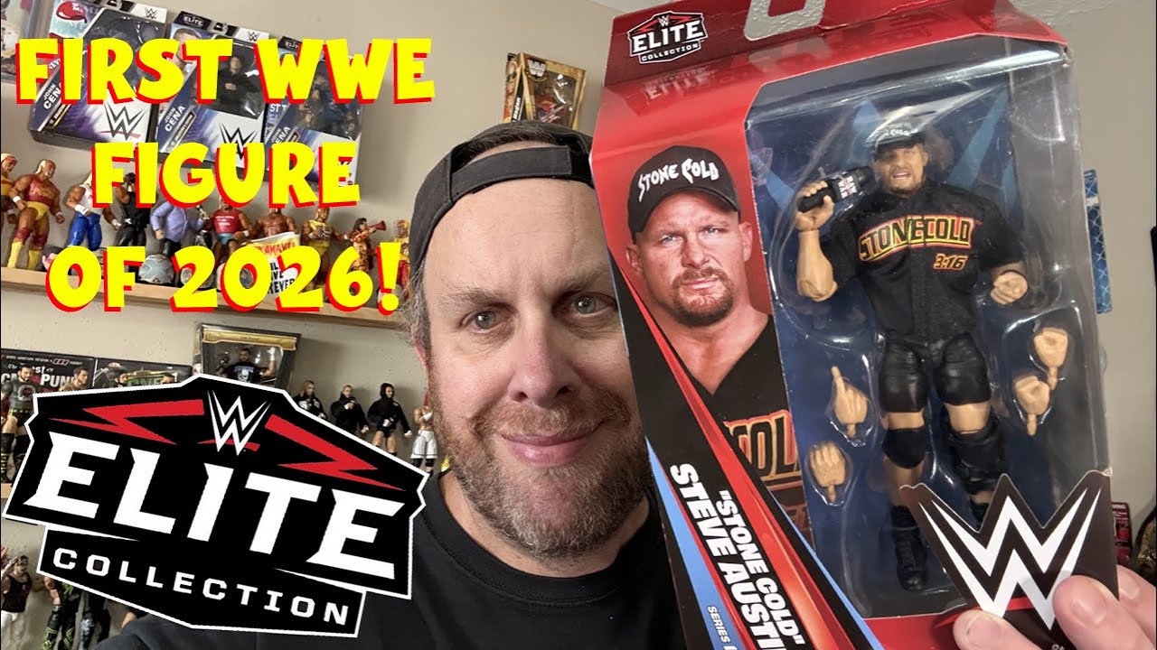 WWE ELITE 122 STONE COLD STEVE AUSTIN UNBOXING & REVIEW!