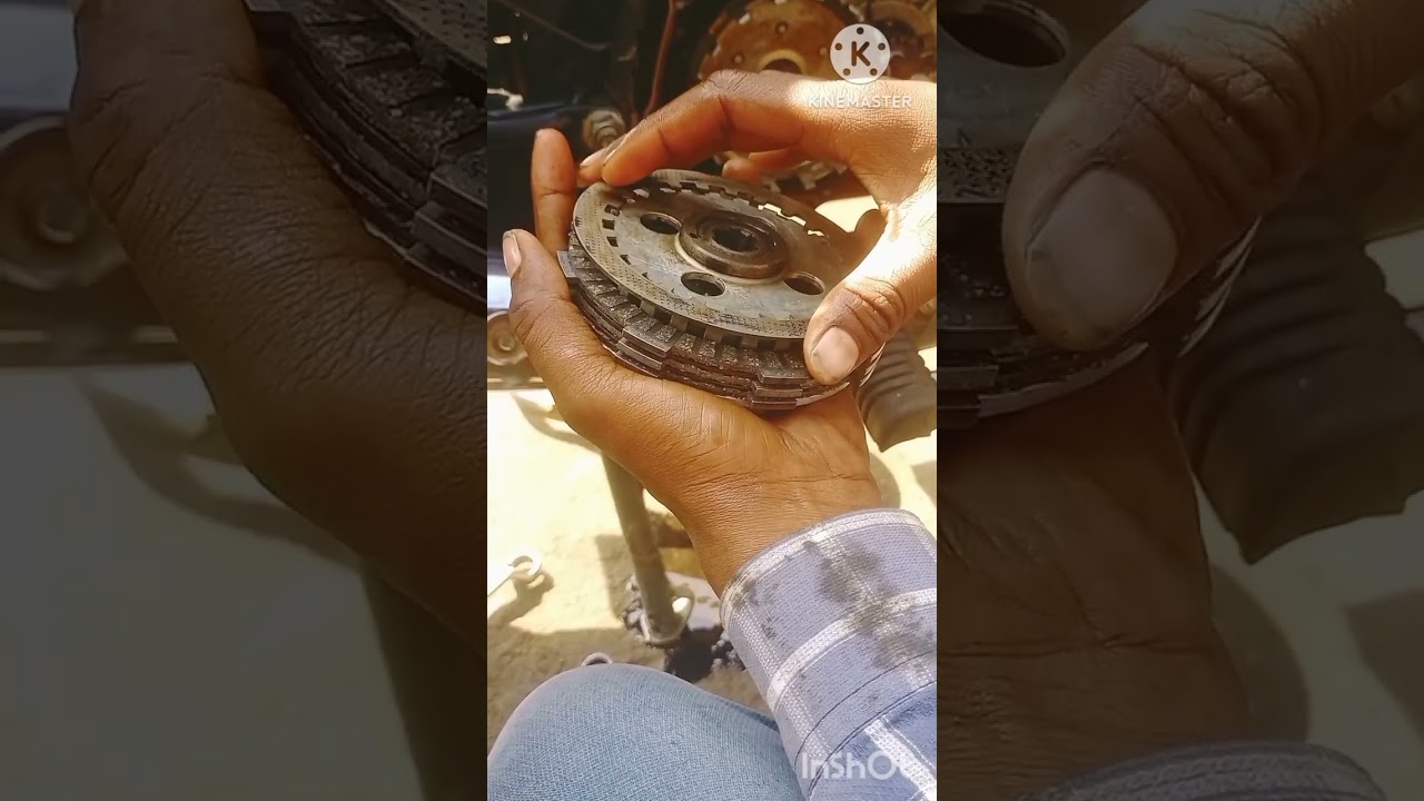 Hero Splendor Plus bs6 iska clutch plate jal gaya ha to Ham naya clach plate dalne Ja Rahe Ha 