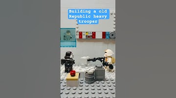 Building a old republic heavy trooper #lego #starwars #legostarwars #oldrepublic #clonewars #lofi